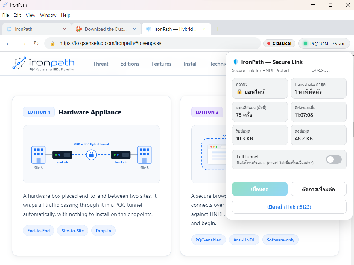 IronPath — all-in-one PQC appliance