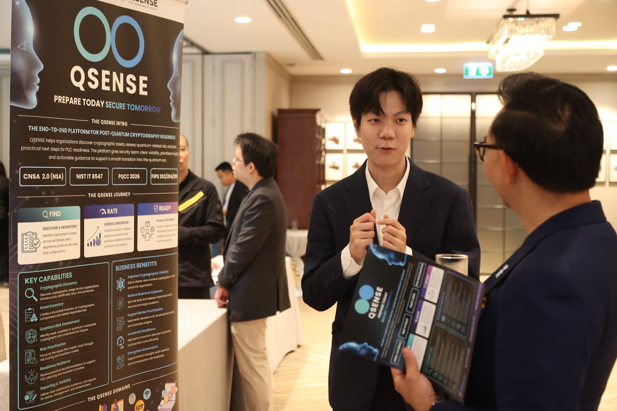 TRIS และ Qsense ร่วมจัดแสดงโซลูชันความปลอดภัยยุคควอนตัม ในงาน สกมช. ณ Oriental Residence Bangkok