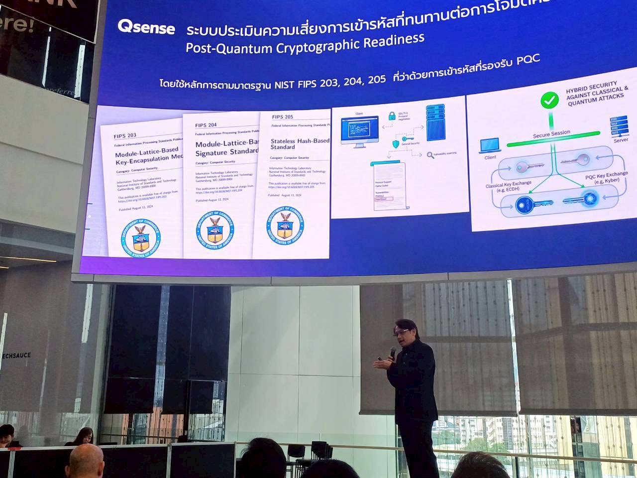 QSense — แพลตฟอร์มประเมินความพร้อมด้านการเข้ารหัส Post-Quantum Cryptography (PQC Readiness)