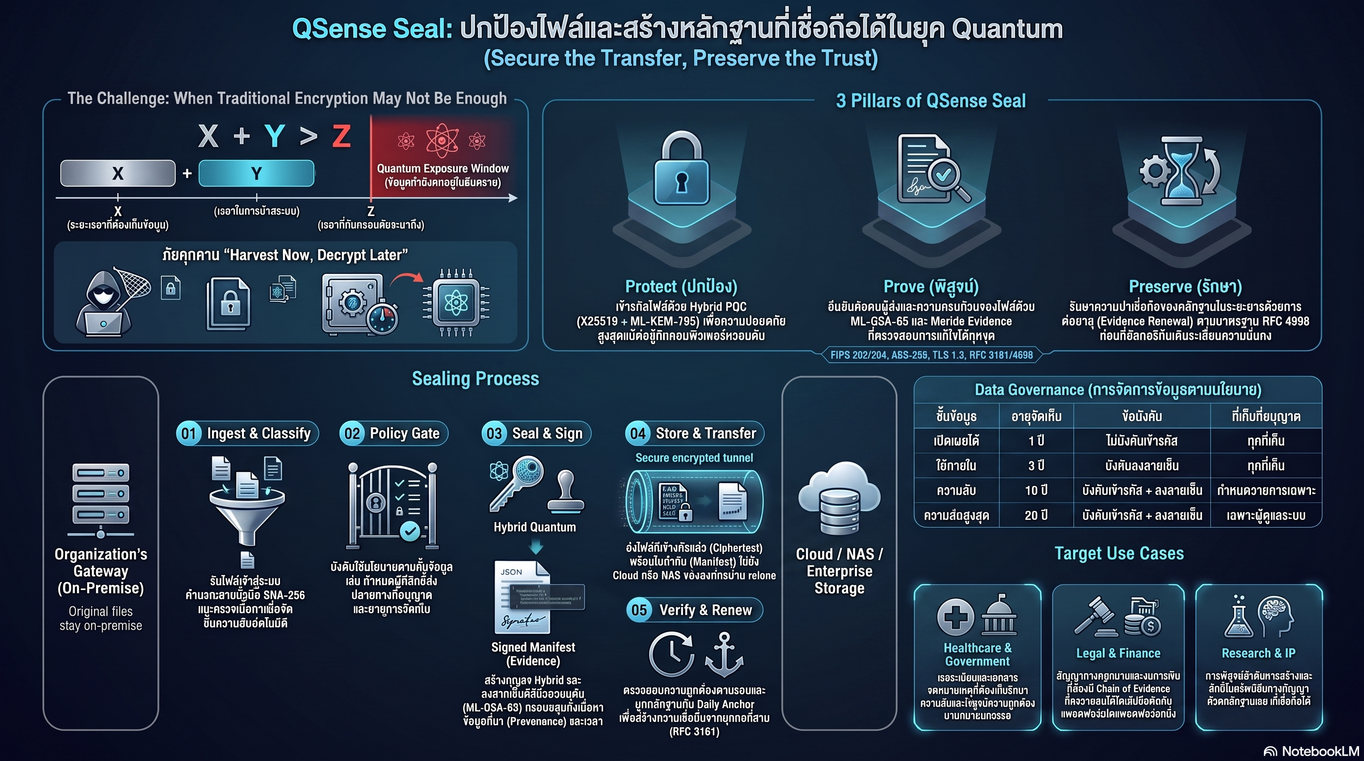 Qsense Seal ออกมาเพื่อช่วยปกป้องไฟล์ที่สำคัญในองค์กรในยุคควอนตัม